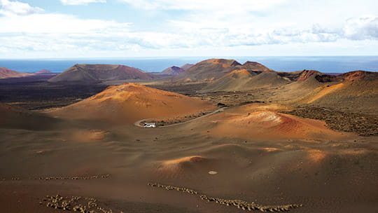 Timanfaya National Park and its volcanic landscape, Lanzarote